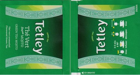 Tetley EN295A Thé Vert Facon Mojito