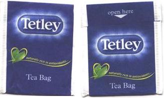 Tetley Tea Bag Green Heart