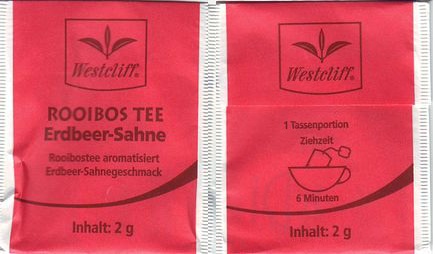 Westcliff 04214181 Rooibos Tee Erdbeere Sahne