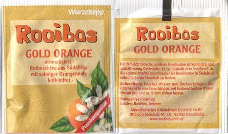 Wurzelsepp Rooibos Gold Orange