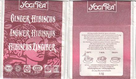 Yogi Tea Ginger Hibiscus