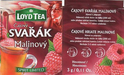 Mokate Loyd Tea Cajovy Svarak Malinový