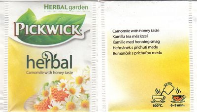 Pickwick 10 007 332 Herbal Camomile With Honey Taste