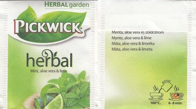 Pickwick 10 007 333 Herbal Mint Aloe Vera & Lime