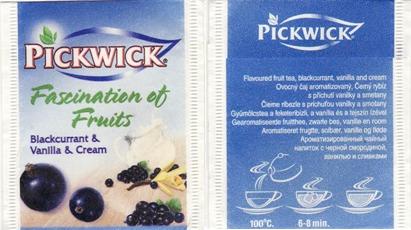 Pickwick 10 721 039 Blackcurrant & Vanilla & Cream