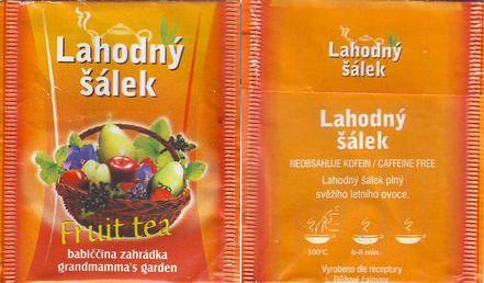 Růžová Čajovna Lahodný Šálek Fruit Tea Babiččina Zahrádka