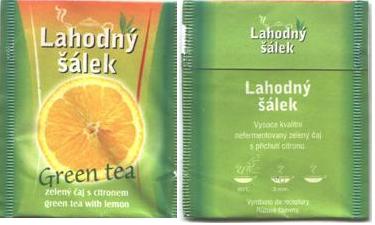 Růžová Čajovna Lahodný Šálek Green Tea Zelený Čaj s Citronem