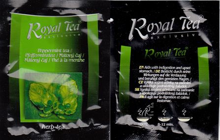 Růžová Čajovna Royal Tea Bylinkový Čaj Mátový English Foil