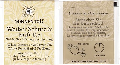 Sonnentor Weisser Schutz & Kraft Tee Farming