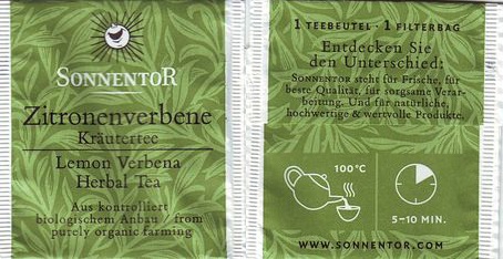 Sonnentor Zitronenverbene Kräutertee Farming