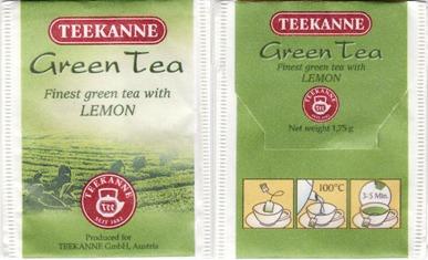 Teekanne 23 Green Tea Lemon Seit