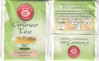 Teekanne 26 Green Tea Lemongra Ingwer