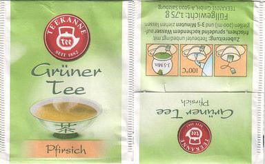 Teekanne 26 Green Tea Pfirsich