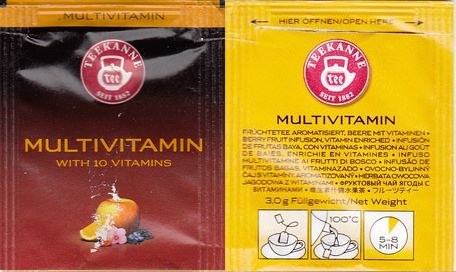 Teekanne 81 Multivitamin With 10 Vitamins