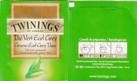 Twinings 100 Thé Vert Earl Grey
