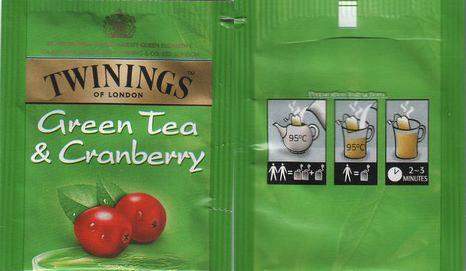 Twinings Green Tea & Cranberry