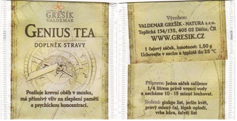 Valdemar Grešík Genius Tea Teplická