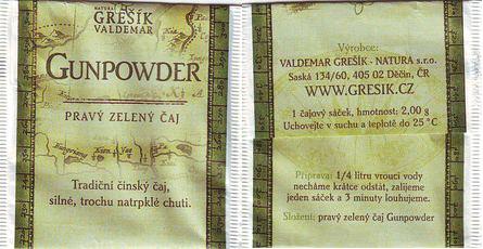 Valdemar Grešík Gunpowder Saská