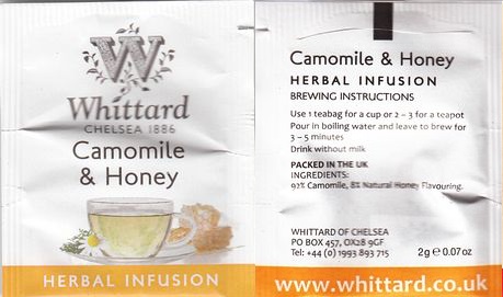 Whittard of Chelsea 04 Camomile & Honey