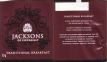 Jacksons of Picadilly Traditional Breakfast Foil