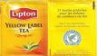 Lipton 8633327 Yellow Label Tea 21 Ecoles